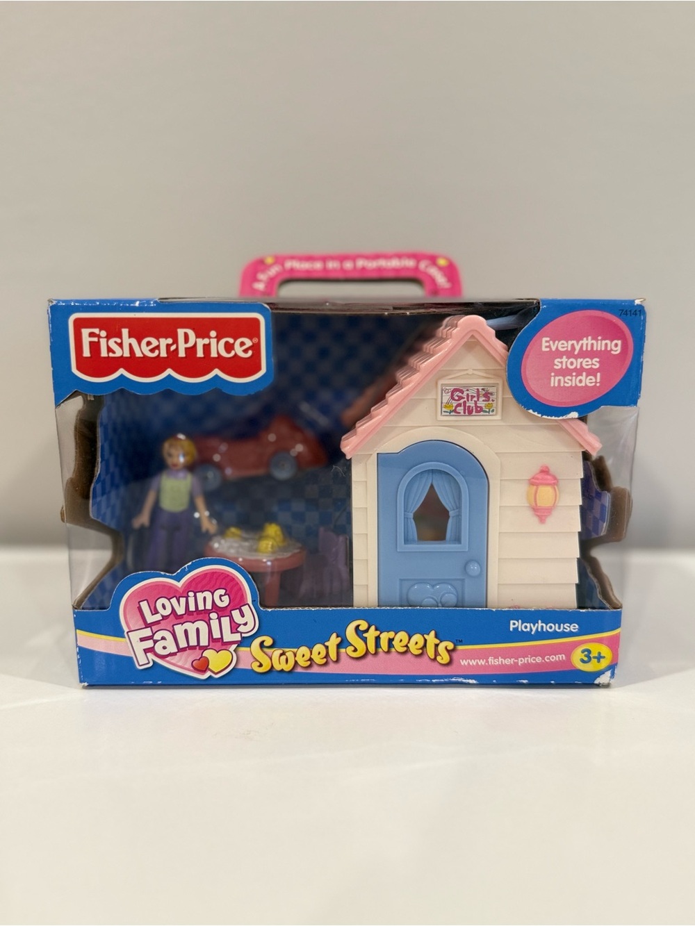 Fisher-Price Loving Family Sweet Streets Playhouse - Pink & Blue